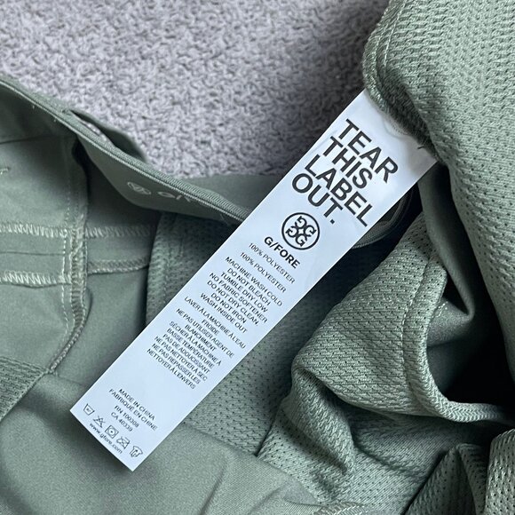 G/FORE Tech Tour 4 Way Stretch Straight Leg Golf Pants Olive Green Men's 38x30 - Picture 5 of 9